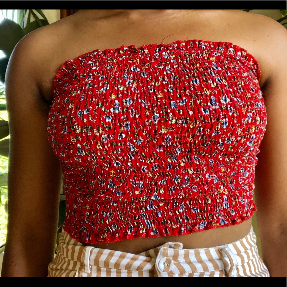 Floral Bandeau Top
